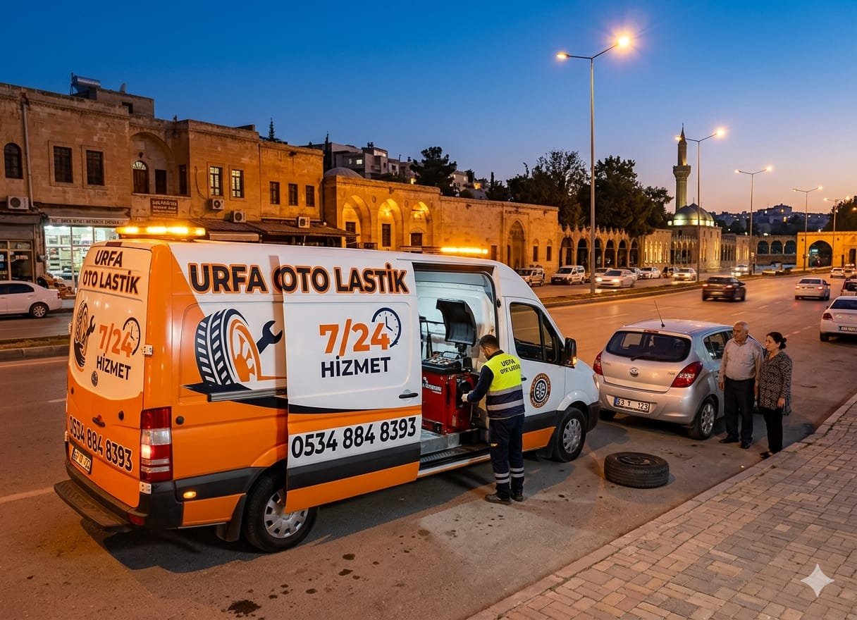 Seyyar Oto Lastik mobil hizmet aracı Şanlıurfa